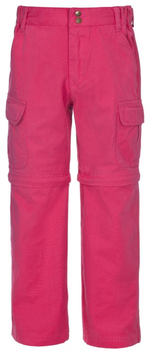 Trespass Layton Kids Zip-off Cargo Walking Trousers 11-12 Yrs Sorbet
