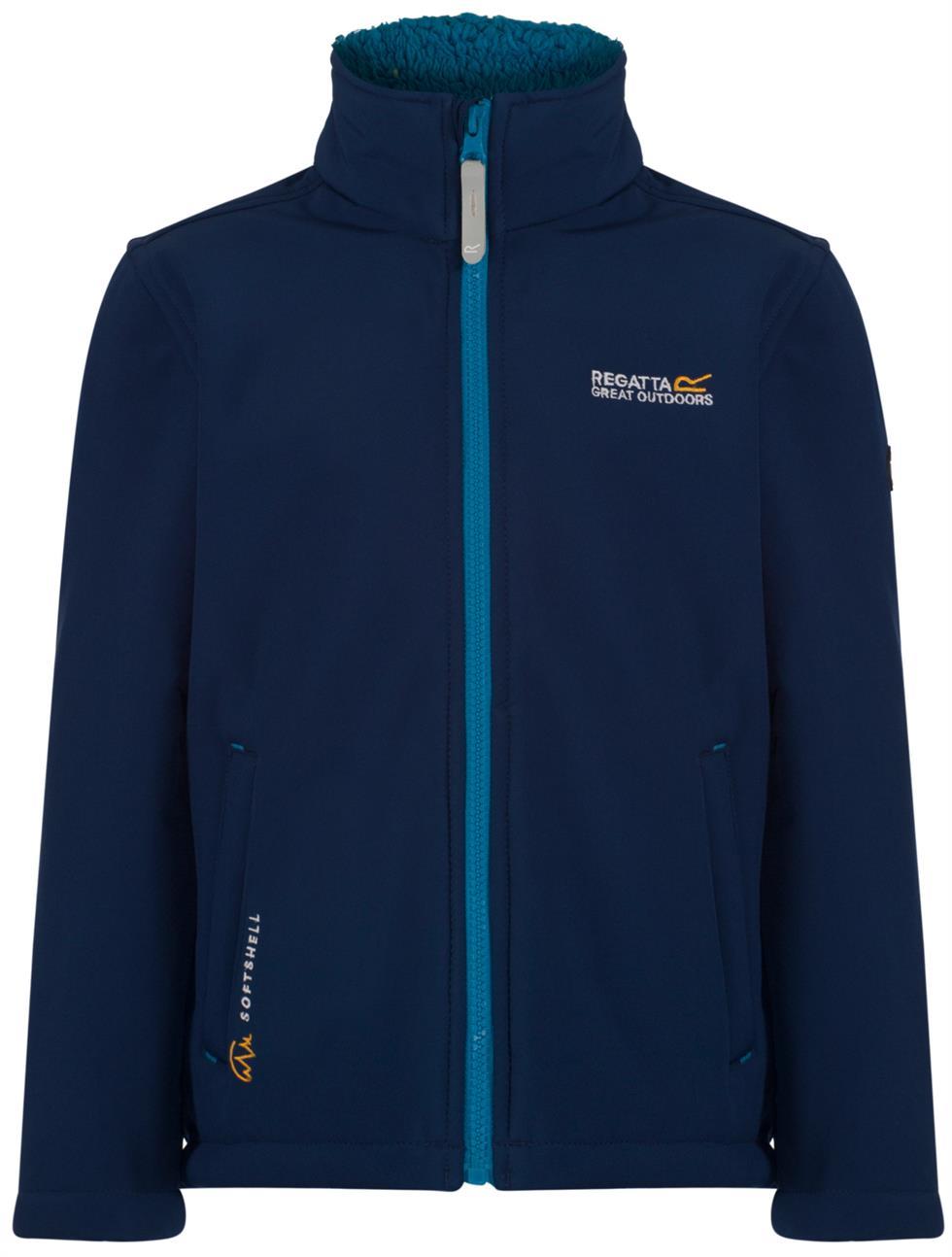 Regatta Tato IV Kids Softshell Jacket Hi Pile Fleece Lined