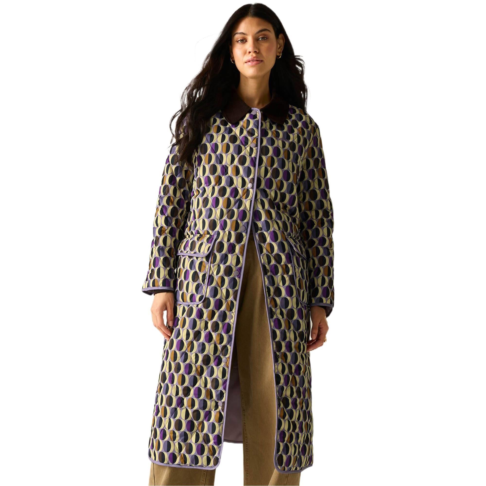 Regatta Womens Orla Kiely Mid Length Quilted Jacket