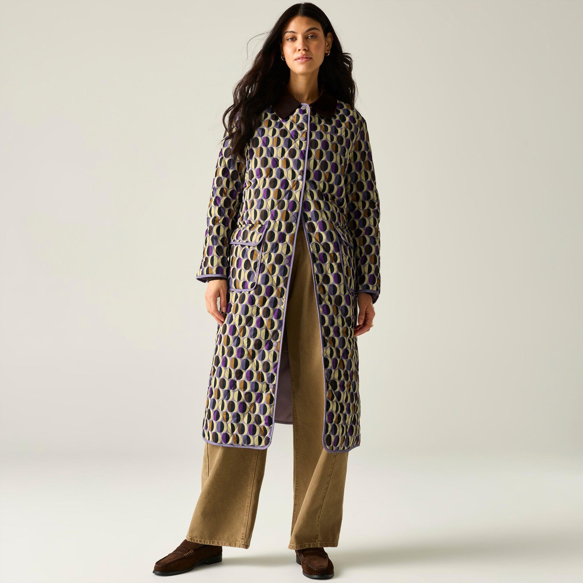 Regatta Womens Orla Kiely Mid Length Quilted Jacket - Image 2