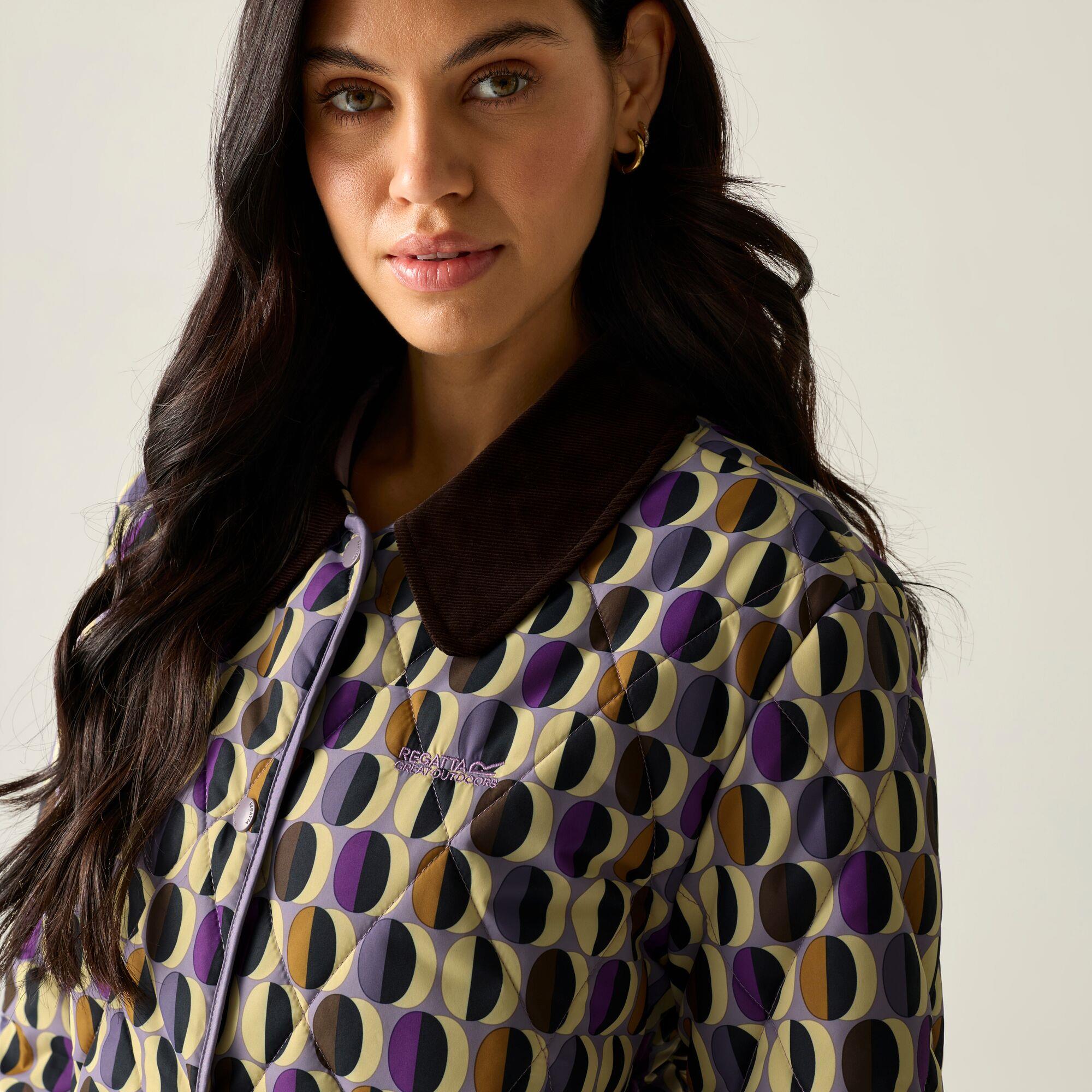 Regatta Womens Orla Kiely Mid Length Quilted Jacket - Image 6